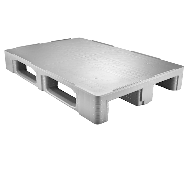 Euro Pallet TC1, 1200 x 800 mm PE-HD, light grey